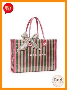 Large PVC Tote Bag with Letter Print, Work Shoulder Bag Carry All Hobo Handbag